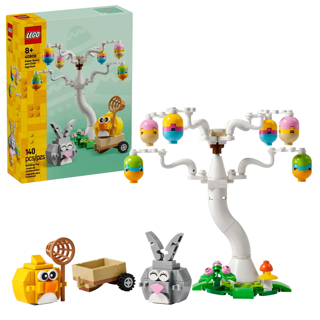 Easter Bunny And Chick Egg Hunt