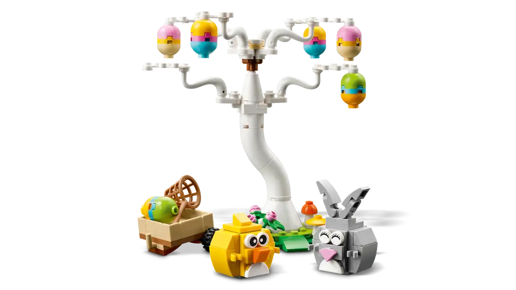 Easter Bunny And Chick Egg Hunt