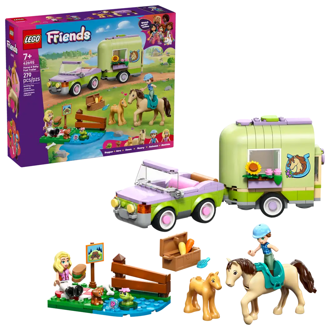 Horse & Baby Foal Trailer