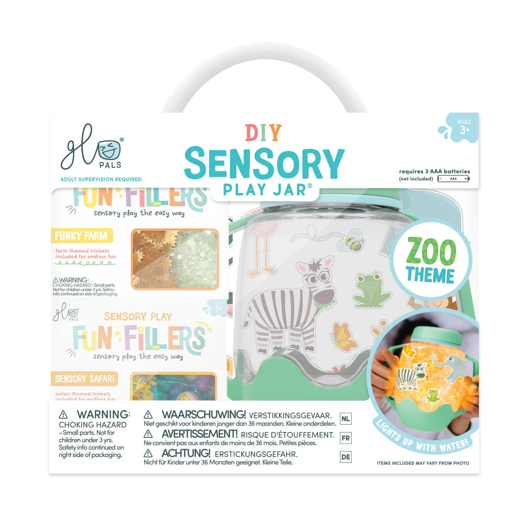 Glo Pals Zoo Sensory Jar 🔋3aaa