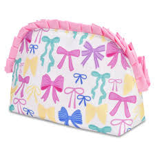 Cosmetic Bag Oval Pretty Bow