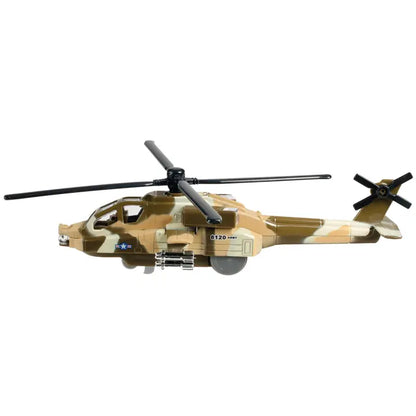 Die Cast Light Sound Sonic Gunship Helicopter