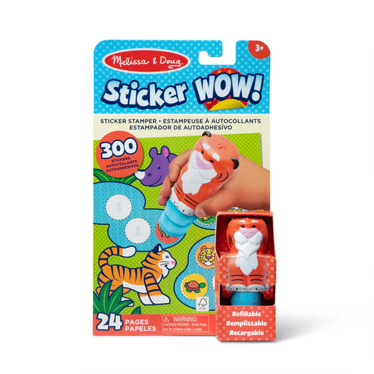 Sticker WOW Tiger