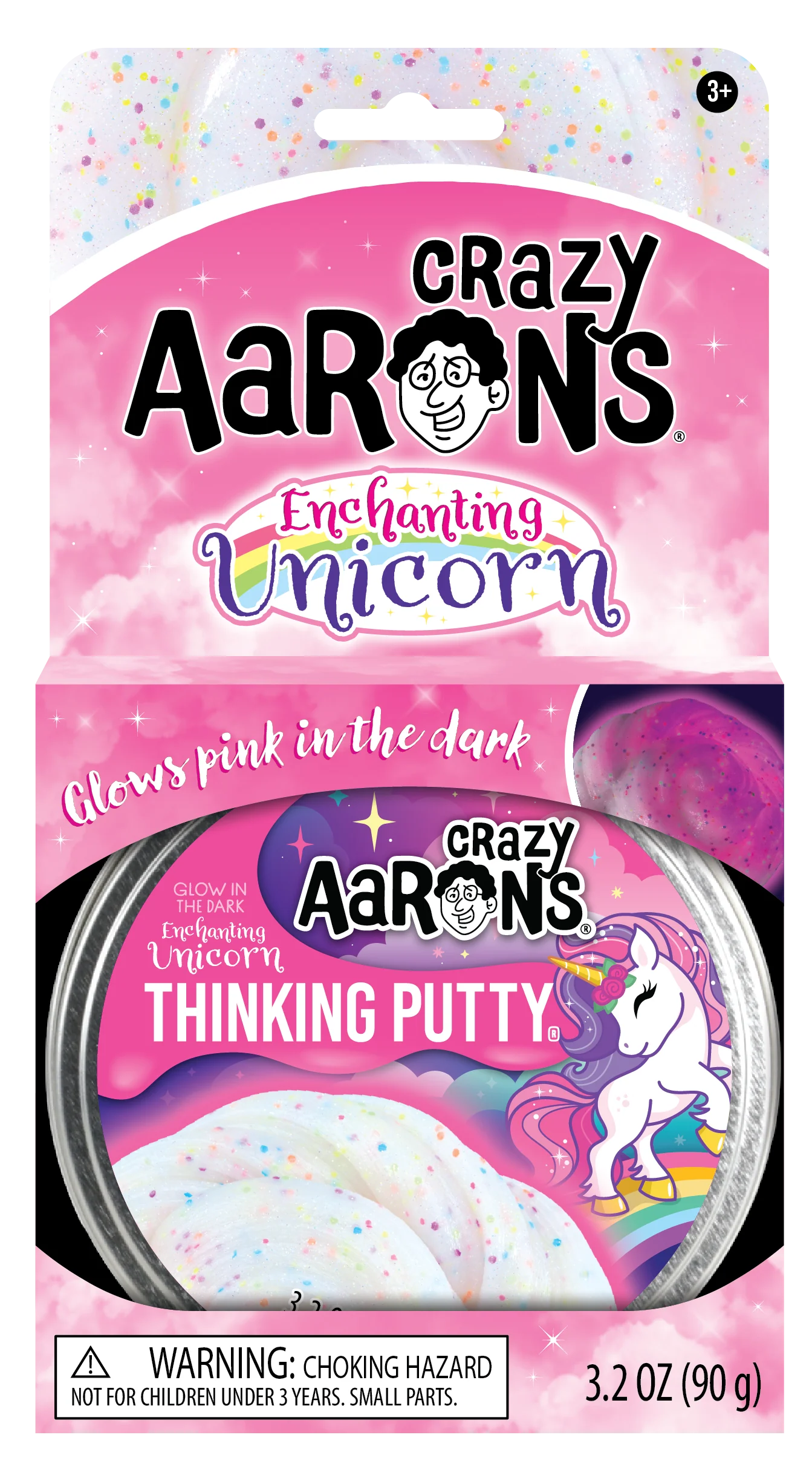 CA Enchanting Unicorn Glowbright 4"  Putty Ti