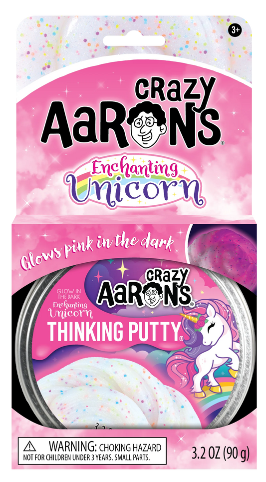 CA Enchanting Unicorn Glowbright 4"  Putty Ti