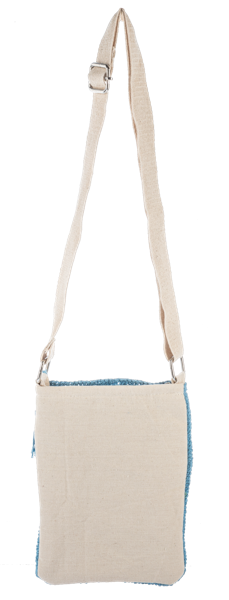 Knit Crochet Flower Cross Body