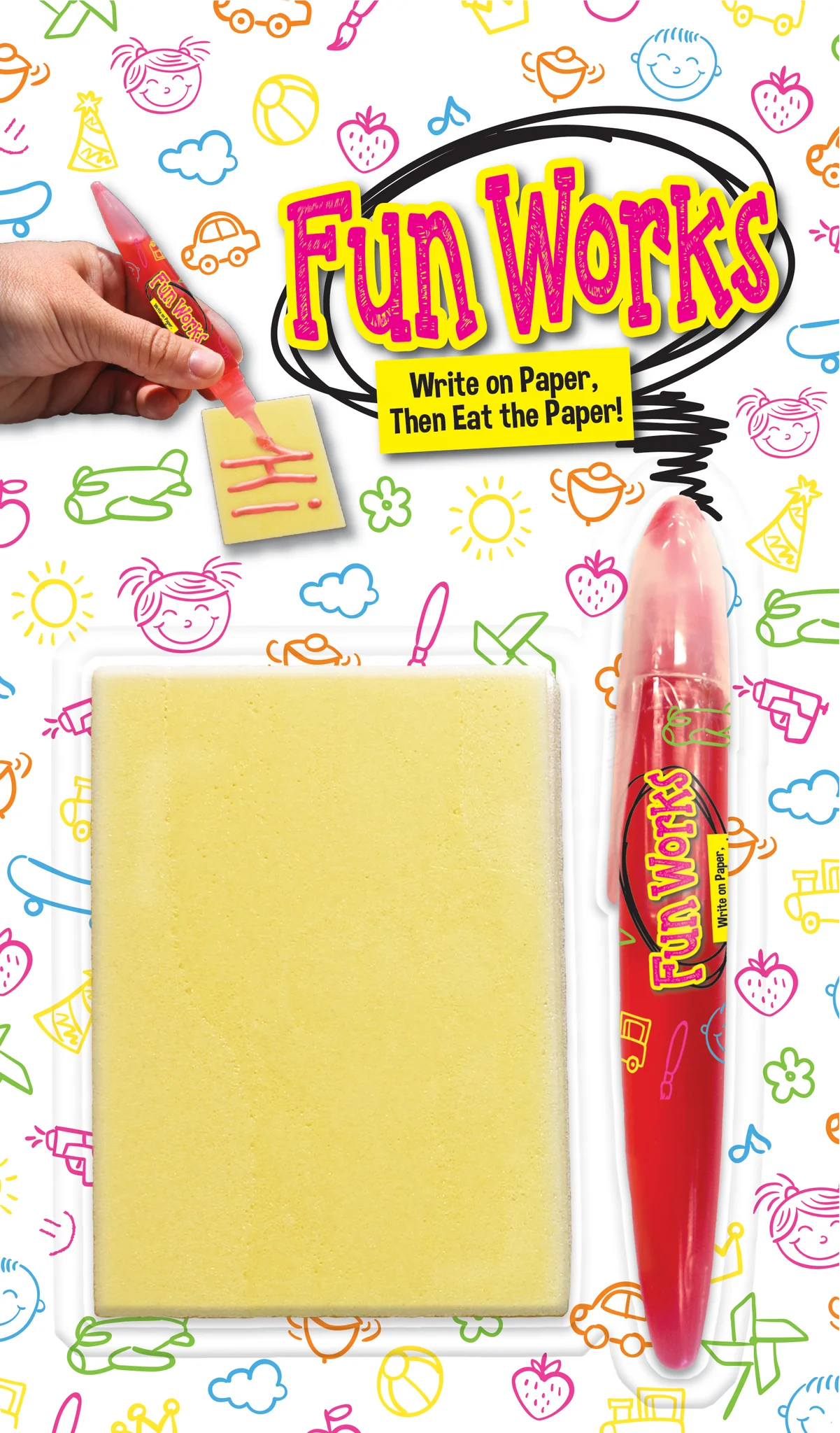 WRITE EAT PAPER CANDY