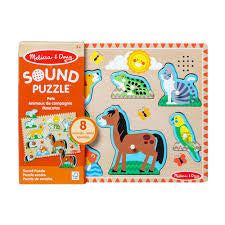 Pets Wooden Sound Puzzle 🔋2aaa