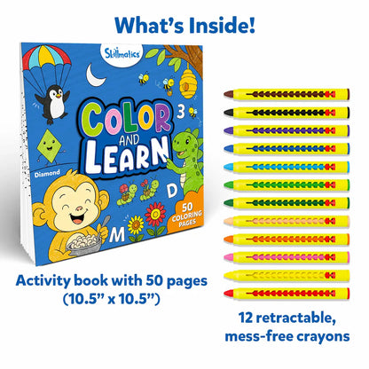 Color & Learn Letters, Shapes, Numbers, Emotions