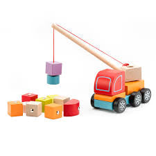 Wooden Crane Truck