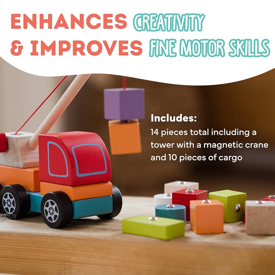 Wooden Crane Truck