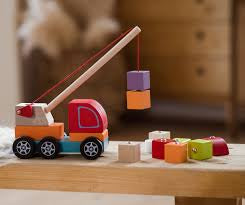 Wooden Crane Truck