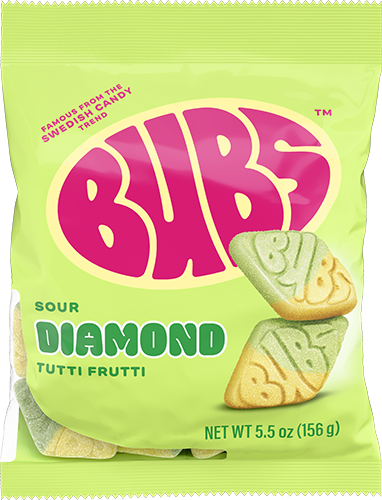 BUBS SOUR TUTTI FRUTTI 5.5 OZ