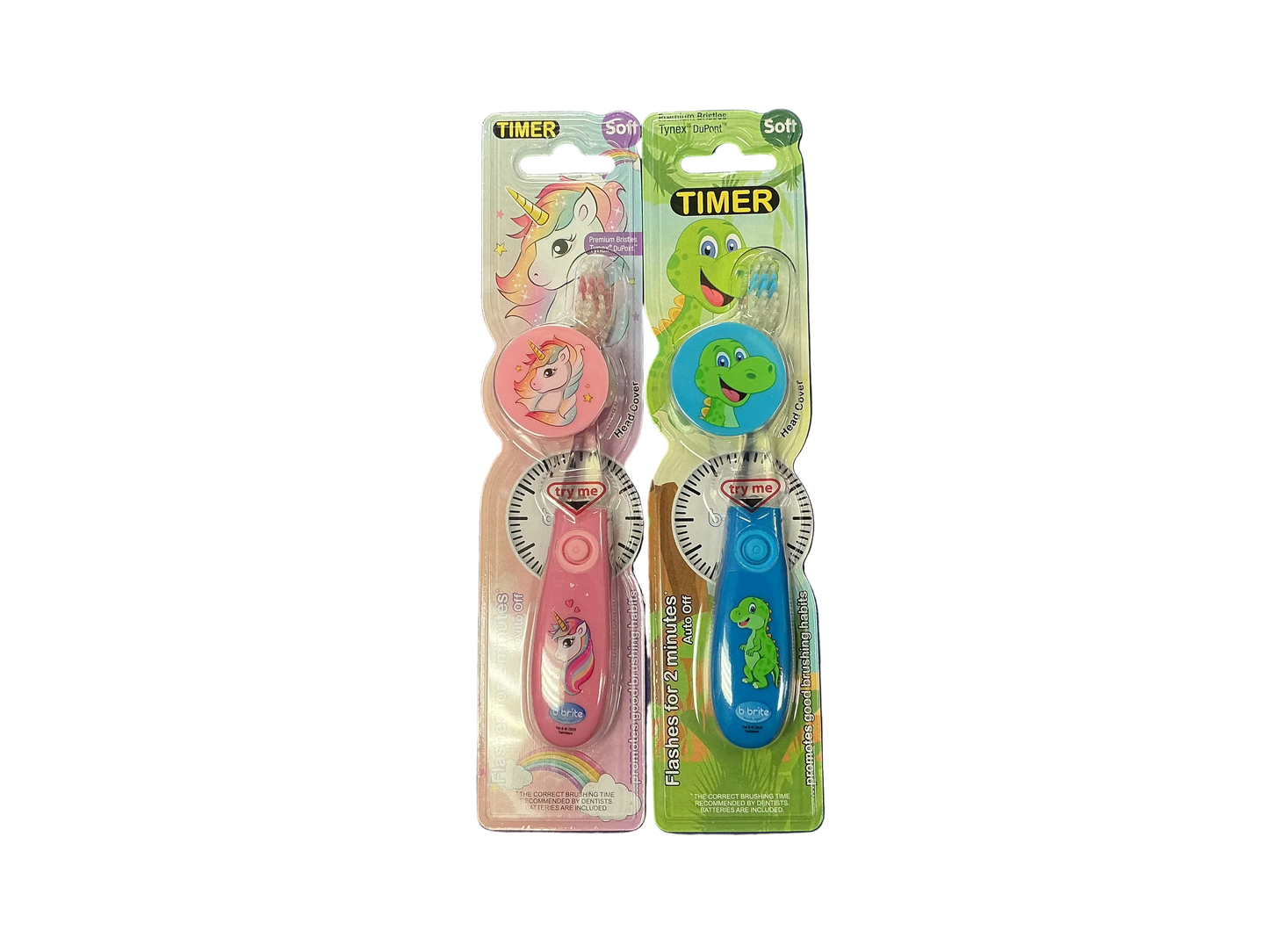 Unicorn & Dinosaur Flashing Toothbrush