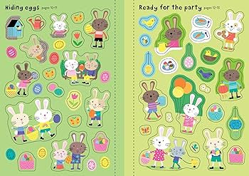 Little Stickers Easter Bunnies