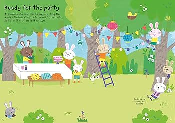 Little Stickers Easter Bunnies