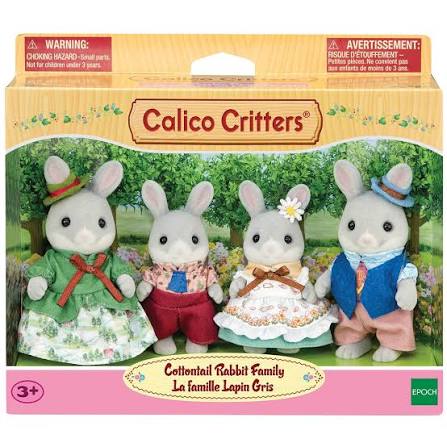 Cottontail Rabbit Family