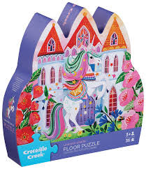 36-pc Shaped Box Puzzle/Unicorn Castle