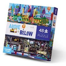 60-pc Above & Below Puzzle/Big City
