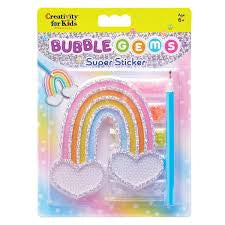 Bubble Gems Super Sticker Rainbow