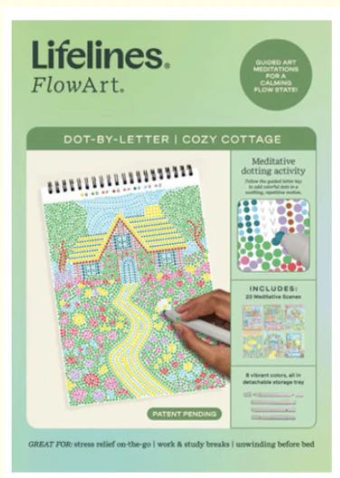 FlowArt® - Dot-By-Letter, Cozy Cottage