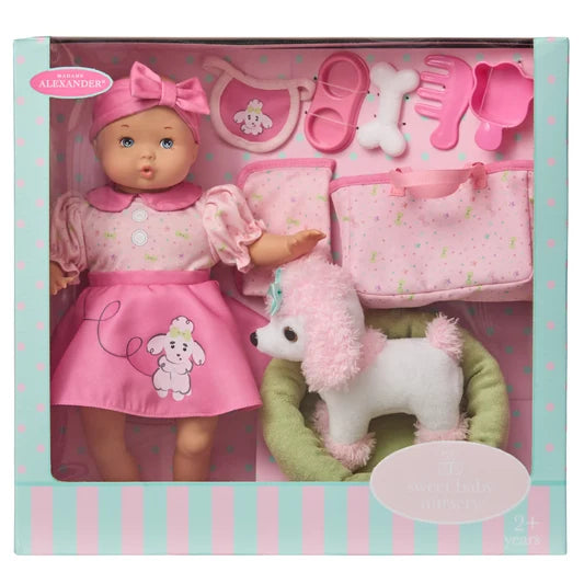 12" Puppy Care Playset