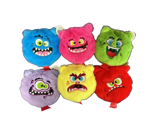 WOOLY WHOOPEE MONSTERS 6" 12CT