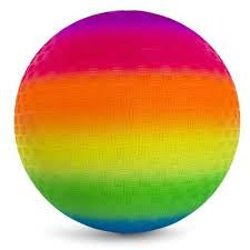 16" Rainbow Playground Ball