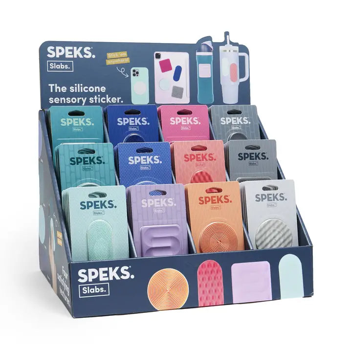 Slabs Silicone Sensory Sticker Original Display