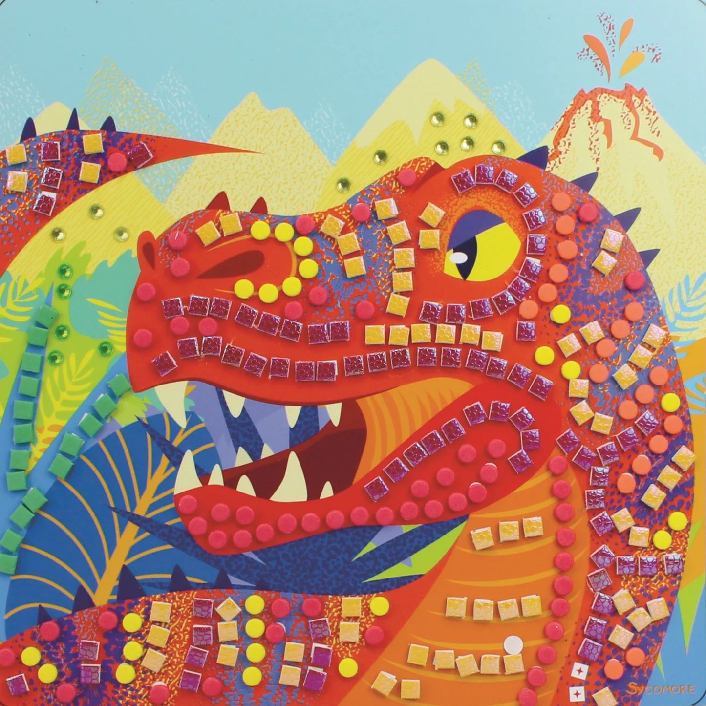 Stick'N Fun - XS Mosaics Dinosaurs - 5y+