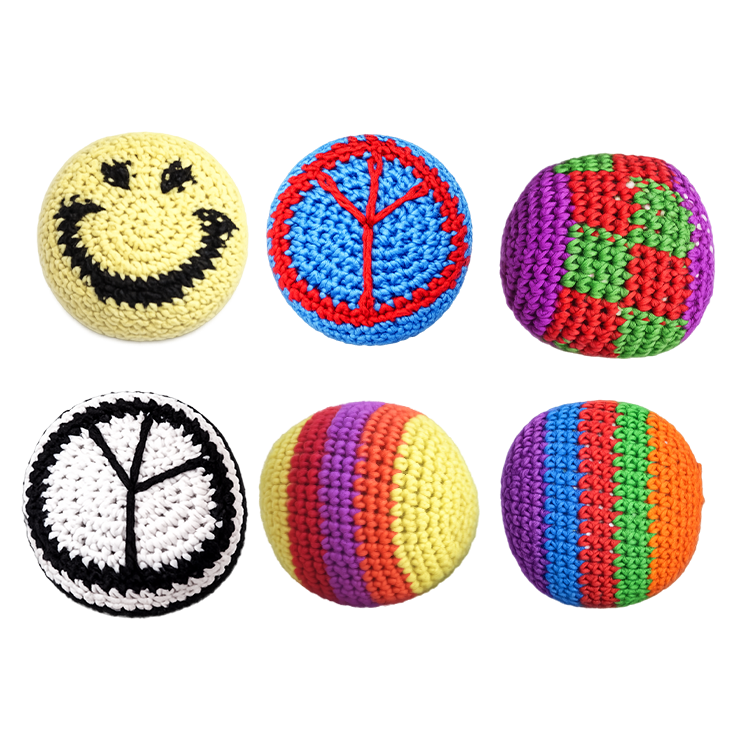 Extreme Kick Pouch – Retro  & Hand-Knitted Footbag