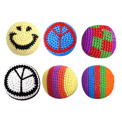 Extreme Kick Pouch – Retro  & Hand-Knitted Footbag