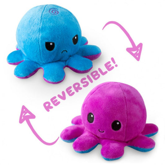 Octopus Plush Purple Blue