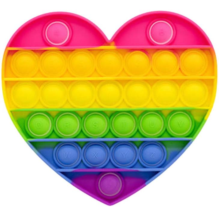 Popit Heart Rainbow