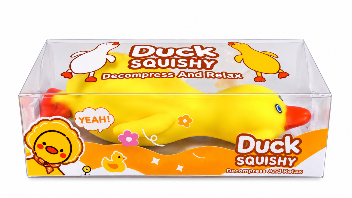 4” Crunchy Duck Squishy MSS39