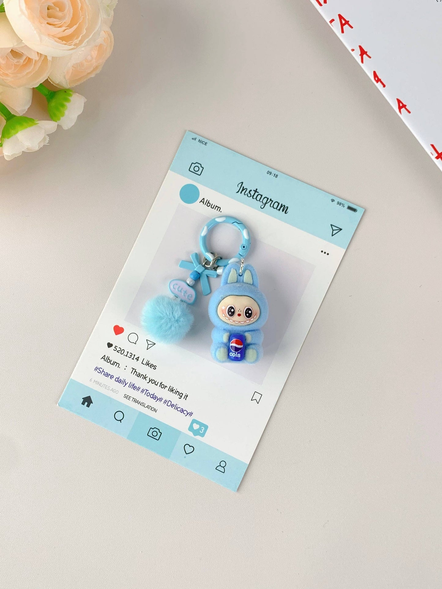 Labu Hot-Selling Cute Keychain for Girls,Car Key Accessory