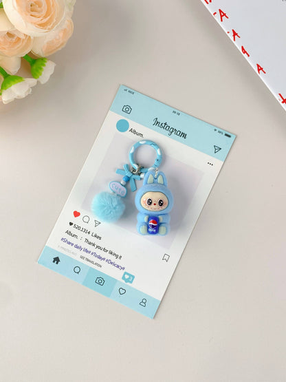 Labu Hot-Selling Cute Keychain for Girls,Car Key Accessory