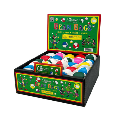 Classic 2" Bean Bag Juggling Ball Hacky Sack 40 Unit Display