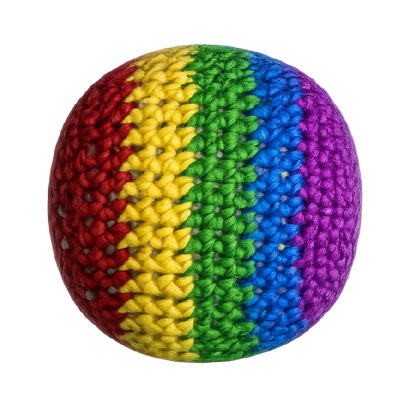 Extreme Kick Pouch – Retro  & Hand-Knitted Footbag