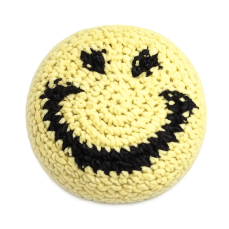 Extreme Kick Pouch – Retro  & Hand-Knitted Footbag