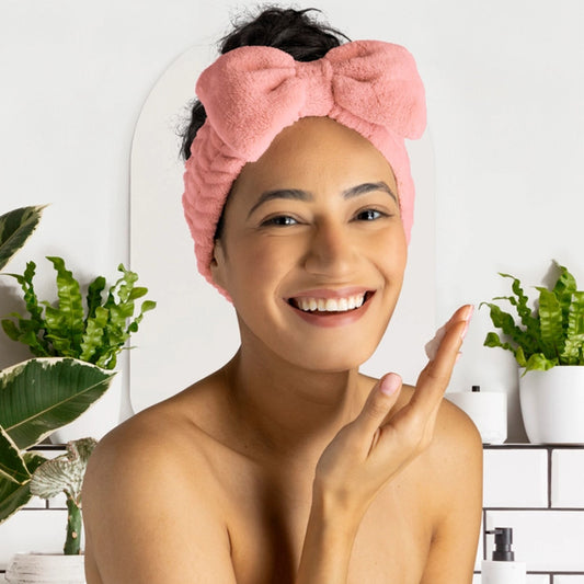 Plush Spa Bow Headband