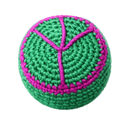 Extreme Kick Pouch – Retro  & Hand-Knitted Footbag