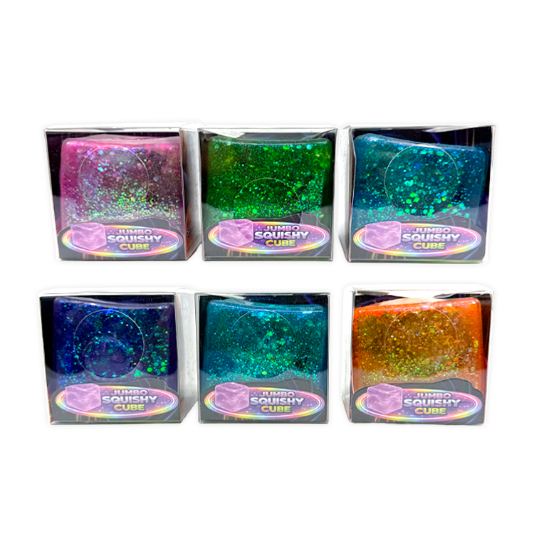 Fun Doh JUMBO Squishy Cube | Viral Assortment - 6/Display