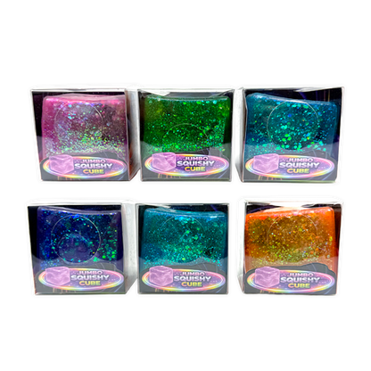 Fun Doh JUMBO Squishy Cube | Viral Assortment - 6/Display