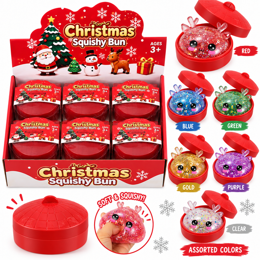 Christmas Glitter Dumpling Squishy MDDS14