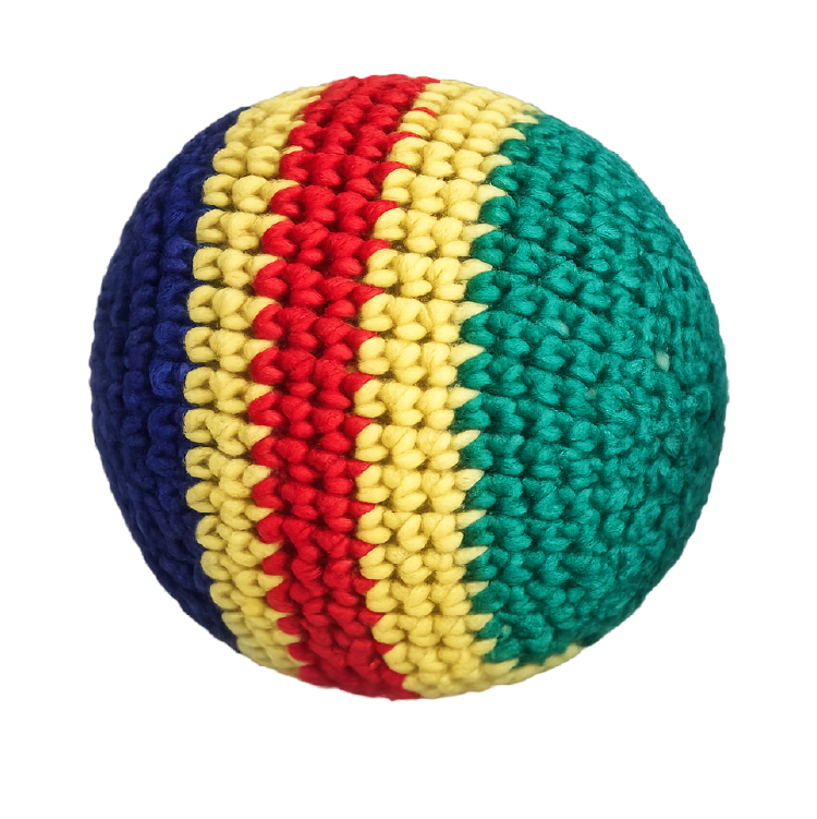 Extreme Kick Pouch – Retro  & Hand-Knitted Footbag