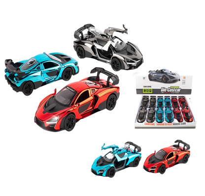 6" Metallic McLaren Die-Cast Car – 12pc Display MSMCLN2