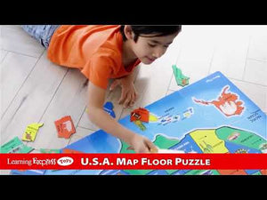 USA Map Floor Puzzle