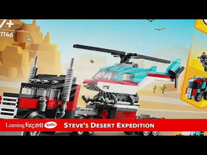 Flatbed Truck Helicopter