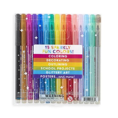 Rainbow Glitter Mrkrs